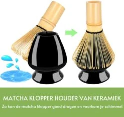 Winkrs | Matcha Thee Set Met Bamboe Klopper, Garde Houder (mint) En Lepel - Japanse Theeceremonie -Kookgerei Koning Verkoop 1200x1125 5