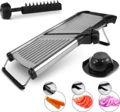 Merkloos Bryx Mandoline Keukensnijder - Multifunctionele Groentesnijder - Nicer Dicer - Uiensnijder & Frietsnijder