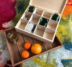 12 Vaks Theedoos - Houten Theedoos 8 12 Vaks Theedoos - Houten Theedoos -Kookgerei Koning Verkoop 1200x1126 21