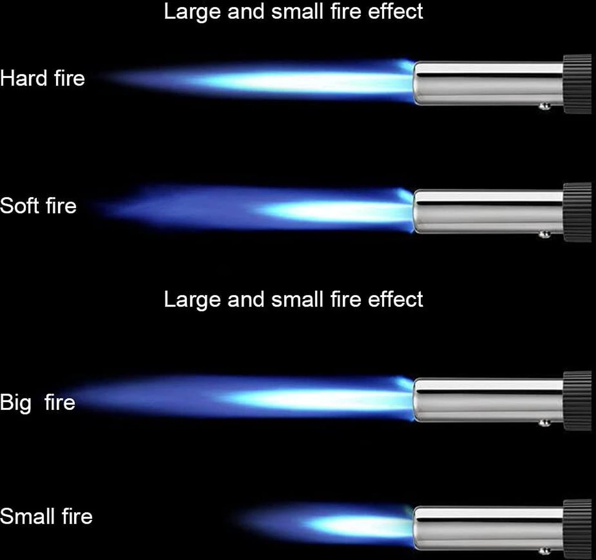 Gift Land® Crème-Brûlée Gasbrander -barbecue Starter - Soldeerbrander + 4 Butaan Gasflesjes - Voordeelverpakking 2 Gift Land® Crème-Brûlée Gasbrander -barbecue Starter - Soldeerbrander + 4 Butaan Gasflesjes - Voordeelverpakking - Afbeelding 2