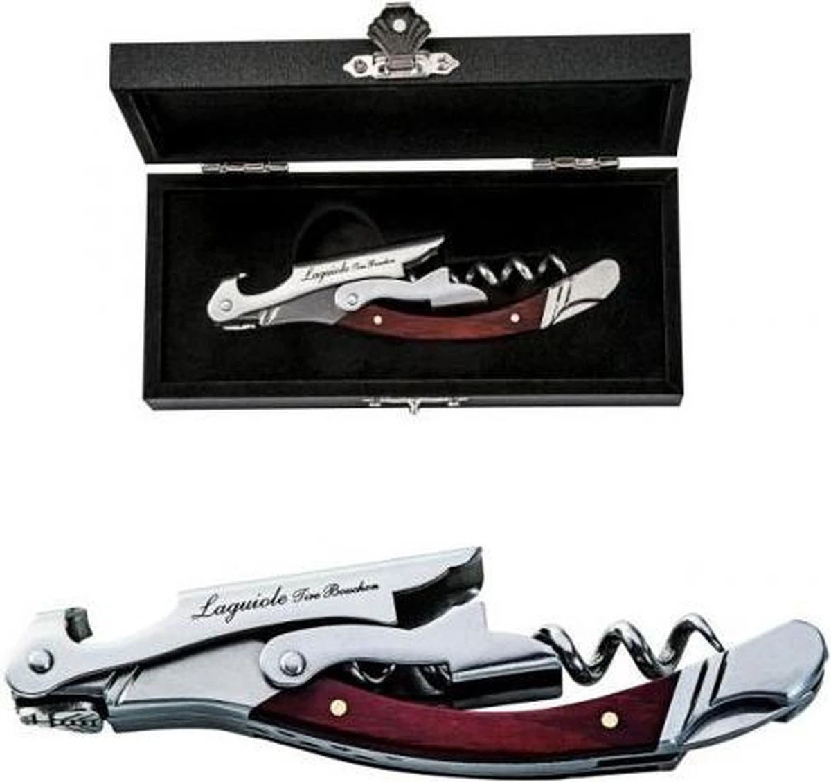 Laguiole Style De Vie Kurkentrekker - In Giftbox - Rozenhout 11 Laguiole Style De Vie Kurkentrekker - In Giftbox - Rozenhout - Afbeelding 11