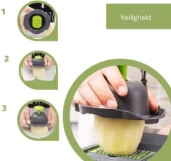 Bymouna - Groentesnijder - Uiensnijder - Spiraalsnijder - Frietsnijder - Rasp - Instelbaar - Kunststof - BPA Vrij - Mandoline Keukensnijder - Alles Snijder - Chopper - Multifunctionele Groentesnijder - 14 Delig 21 Bymouna - Groentesnijder - Uiensnijder - Spiraalsnijder - Frietsnijder - Rasp - Instelbaar - Kunststof - BPA Vrij - Mandoline Keukensnijder - Alles Snijder - Chopper - Multifunctionele Groentesnijder - 14 Delig -Kookgerei Koning Verkoop 1200x1133 8