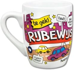 Paper Dreams Mok Cartoon-stijl Rijbewijs Keramiek 325ml Rood/wit -Kookgerei Koning Verkoop 1200x1135 1