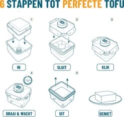 BGANG Tofu Pers/Tofu Press + Marineer Box Incl. Recepten E-boek En Tofu Start Cursus - 2-in-1 Functie - Vegan - Vegetarisch -Kookgerei Koning Verkoop 1200x1137 10