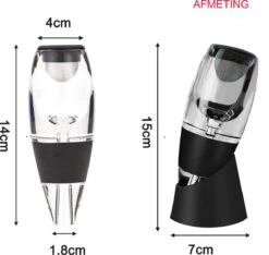 Olvy Wijn Decanteerder - Wijn Beluchter - Incl. Zeef En Standaard - 3 Voudige Beluchting -Kookgerei Koning Verkoop 1200x1137 16