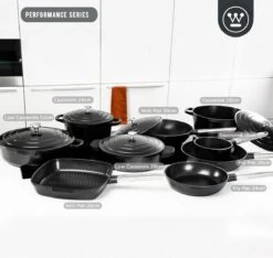Westinghouse Performance Series - Steelpan Inductie 18cm - Zwart - Geschikt Voor Alle Warmtebronnen Inclusief Inductie En Ovenbestendig - Sauspan -Kookgerei Koning Verkoop 1200x1138 10