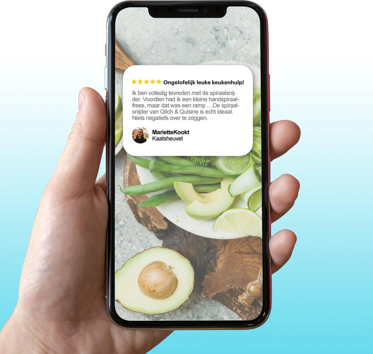 Qitch & Quisine Premium Spiraalsnijder + Borstel & Dunschiller – 4-in-1 Multifunctionele Groentensnijder – Groentenpasta/Groentenspaghetti Spiralizer – Vegetarische/Veganistische/Paleo/Low-Carb Recepten & Dieet 12 Qitch & Quisine Premium Spiraalsnijder + Borstel & Dunschiller – 4-in-1 Multifunctionele Groentensnijder – Groentenpasta/Groentenspaghetti Spiralizer – Vegetarische/Veganistische/Paleo/Low-Carb Recepten & Dieet - Afbeelding 12