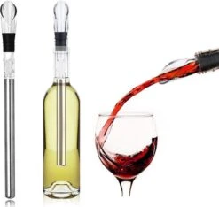 Wijnkoeler Stick - Wijn Koeler Staaf - Wijn Fles Koeler - Wijnschenker - Cadeautip
