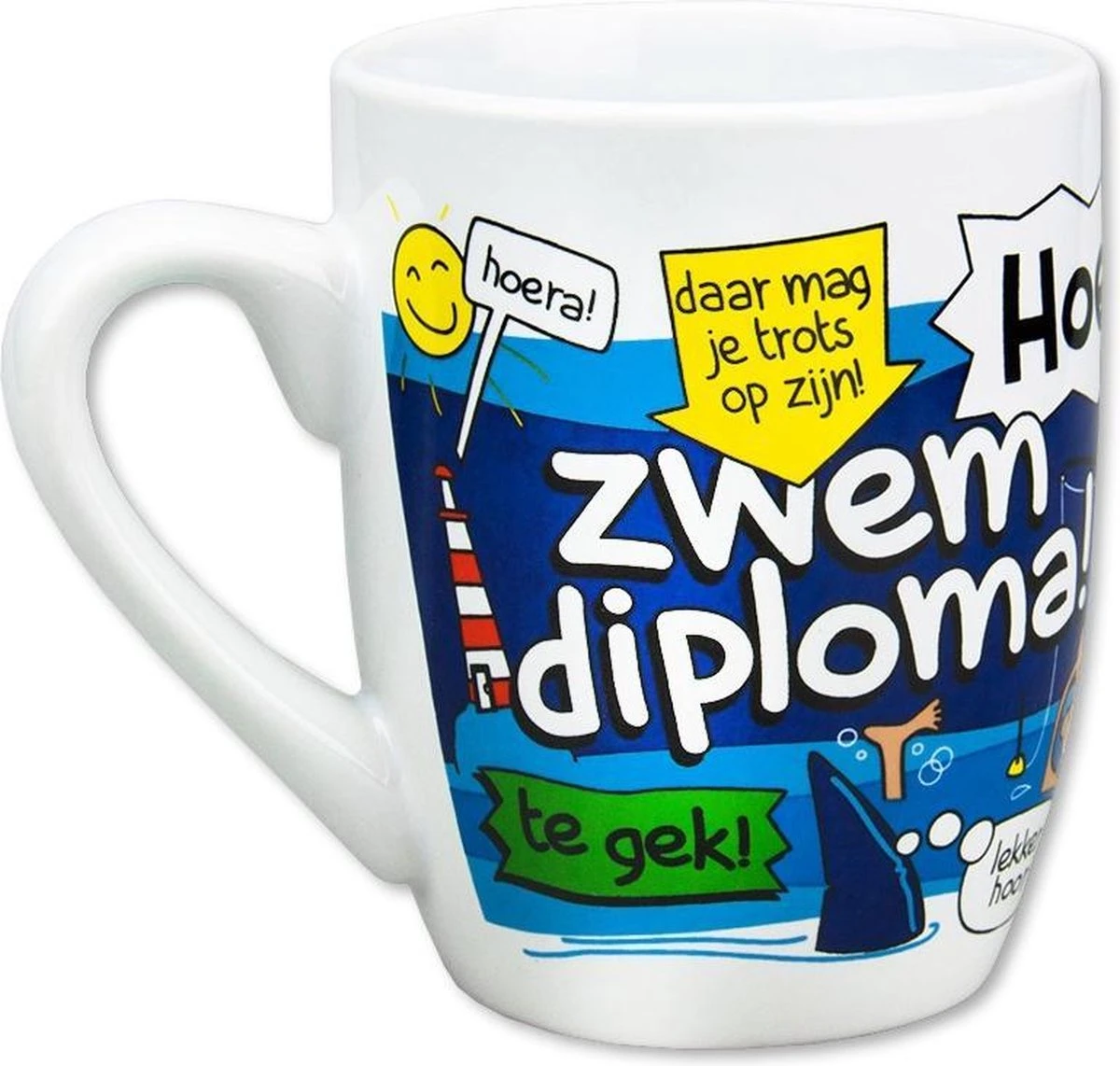 Paperdreams - Cartoonmok - Zwemdiploma 3 Paperdreams - Cartoonmok - Zwemdiploma - Afbeelding 3