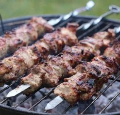 Krumble Barbecue Spiezen Set Van 6 / RVS Spiezenset Van 45cm Lengte / 6 Stuks Vleespennen Voor Vlees En Groente - RVS -Kookgerei Koning Verkoop 1200x1143 7