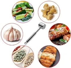 Vleeshamer - Vleesvermalser - Vleesklopper - RVS - Zilver 8 Vleeshamer - Vleesvermalser - Vleesklopper - RVS - Zilver -Kookgerei Koning Verkoop 1200x1146 2