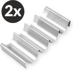 Keufens Taco Houder - Set Van 2 - Tacohouder - Tortilla Houder - Taco Standaard - Taco Houder Ovenbestendig - Taco Houders - Wrap Houder