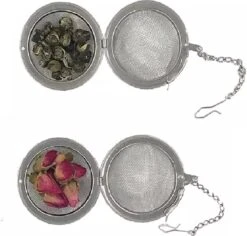 Kruidenei - Kruidenbuil - Kruidenfilter - Kruidenbol - Kruidenzeef - Filter Voor Kruiden - Thee Ei - Theezeef - 5,5CM Doorsnee -Kookgerei Koning Verkoop 1200x1148 21