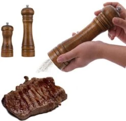 Peper En Zoutmolen Set Van Donker Eiken Hout -Kookgerei Koning Verkoop 1200x1150 6