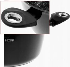 Pannenset - Kookpan - Inductie - 15 Delig Marmeren Coating - Zwart 7 Pannenset - Kookpan - Inductie - 15 Delig Marmeren Coating - Zwart -Kookgerei Koning Verkoop 1200x1152 13