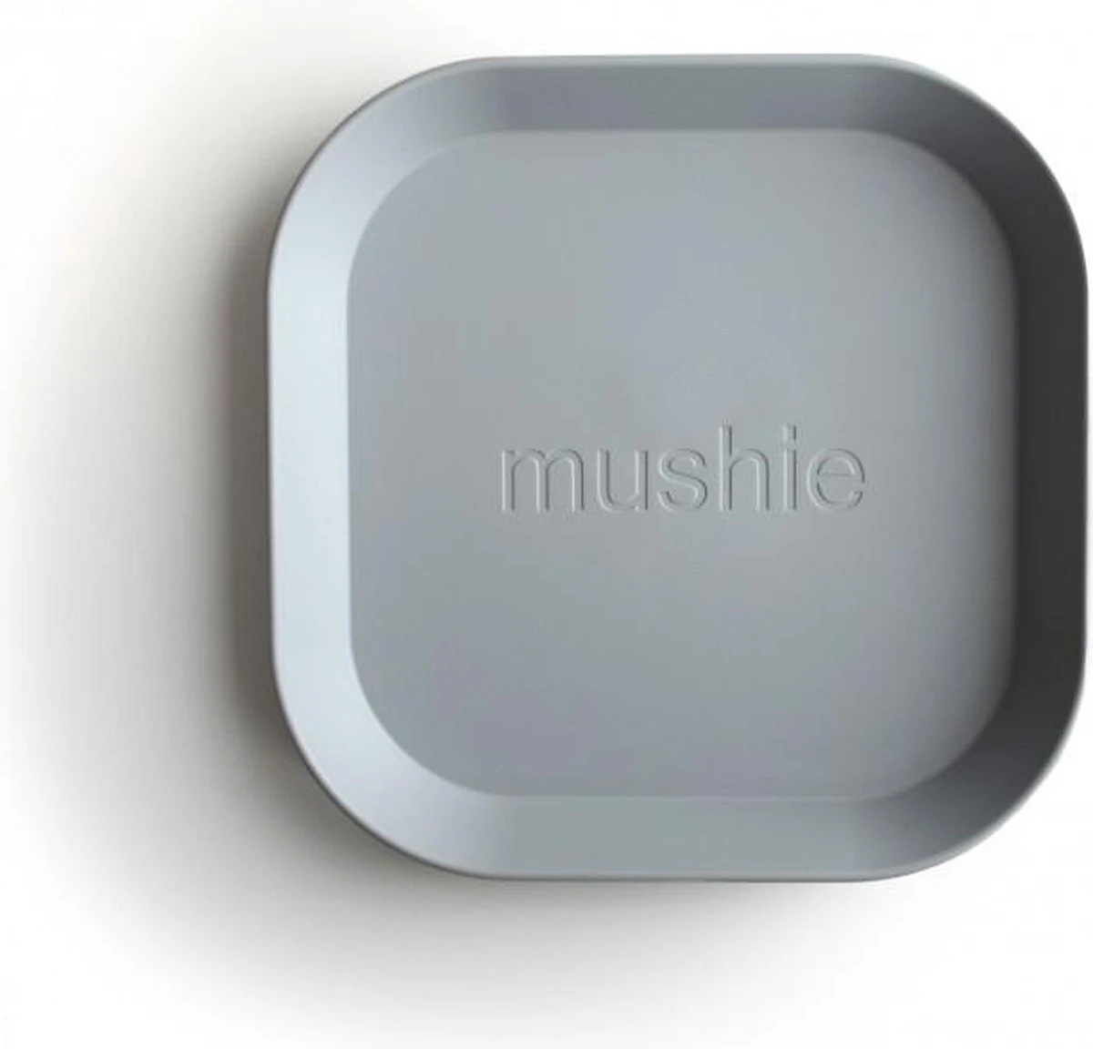 Mushie - Kinderservies Borden Vierkant (Set Van 2) - Borden - Sage 4 Mushie - Kinderservies Borden Vierkant (Set Van 2) - Borden - Sage - Afbeelding 4