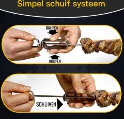 Ferodelli Kebab Spiezen - Bbq Spiezen - Set Van 6 - Barbeque Accesoires - Premium -Kookgerei Koning Verkoop 1200x1153 21