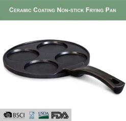 Pancake Pannenkoekenpan 4 Kop Marmeren Anti Aanbaklaag -Kookgerei Koning Verkoop 1200x1153 27