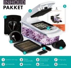 Cavos - Multifunctionele Groentesnijder - Mandoline - Uiensnijder - Frietsnijder - Rasp - Vlijmscherp - BPA-vrij 16 Cavos - Multifunctionele Groentesnijder - Mandoline - Uiensnijder - Frietsnijder - Rasp - Vlijmscherp - BPA-vrij -Kookgerei Koning Verkoop 1200x1153 8