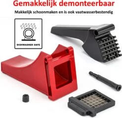 Merkloos Frietsnijder | Groentesnijder | Patatsnijder | Multifunctioneel | Met Handleiding | Sterke Messen -Kookgerei Koning Verkoop 1200x1155 8