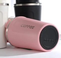 Thermosbeker - Koffiebeker To Go - Travel Mug - Dubbelwandig, RVS & Lekvrij - Thermosbeker Koffie - 380 ML – Roze 8 Thermosbeker - Koffiebeker To Go - Travel Mug - Dubbelwandig, RVS & Lekvrij - Thermosbeker Koffie - 380 ML – Roze -Kookgerei Koning Verkoop 1200x1157