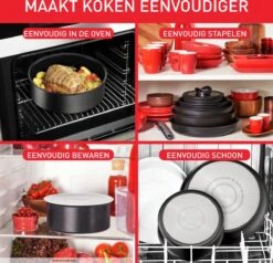 Tefal Ingenio Unlimited - Hapjespan - Ø24 Cm - Excl. Handgreep 13 Tefal Ingenio Unlimited - Hapjespan - Ø24 Cm - Excl. Handgreep -Kookgerei Koning Verkoop 1200x1158 17