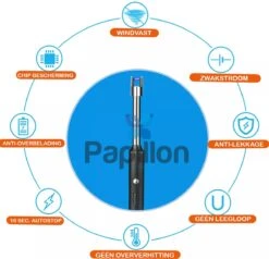 Merkloos Papillon - Lange Elektrisch Aansteker - USB Oplaadbaar - Flexibele Aansteker - Gasfornuis - Kaarsjes - BBQ - Zwart 11 Merkloos Papillon - Lange Elektrisch Aansteker - USB Oplaadbaar - Flexibele Aansteker - Gasfornuis - Kaarsjes - BBQ - Zwart -Kookgerei Koning Verkoop 1200x1158 6