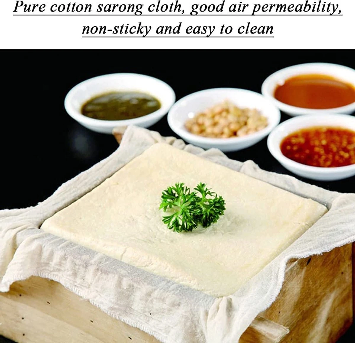 BOTC Kaasdoek - Passeerdoek - 95 X 90 Cm - 2 Stuks -zachte Neteldoek - Passeerdoek - 100% Linnen – Ongebleekt - Micromousseline 11 BOTC Kaasdoek - Passeerdoek - 95 X 90 Cm - 2 Stuks -zachte Neteldoek - Passeerdoek - 100% Linnen – Ongebleekt - Micromousseline - Afbeelding 11