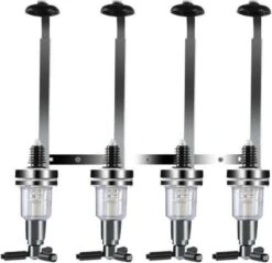 Merkloos Bardispenser - Drankdispenser -Muurdispenser - Bar - Shottapper- Dranktapper - Shotjes - Bar Butler Voor 4 Flessen -Kookgerei Koning Verkoop 1200x1162 18