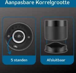 GOV Elektrische Peper- En Zoutmolen Zwart XL Set Oplaadbaar - Pepermolen - Peper En Zoutstel -Kookgerei Koning Verkoop 1200x1162 3