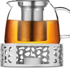 INTIRILIFE Theepot Warmer In Zilver – Roestvrijstalen Theepot Met Patroon Voor Hittebestendige Theepotten – Roestvrijstalen Theewarmer Voor Koffie, Thee En Nog Veel Meer. -Kookgerei Koning Verkoop 1200x1164 21