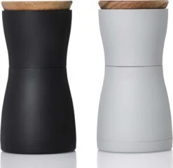 AdHoc Peper En Zoutmolen Set - Twin Mini - Zwart/Grijs -Kookgerei Koning Verkoop 1200x1166 4