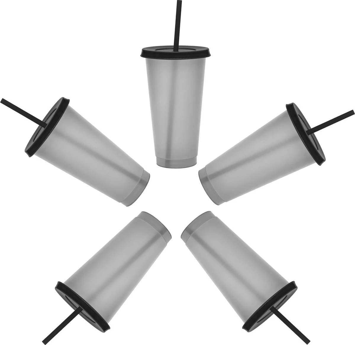 Herbruikbare Bekers Met Rietje En Deksel Van Plastic – Starbucks Design – Drinkbekers Met Rietje – Kleur Veranderende Beker 2 Herbruikbare Bekers Met Rietje En Deksel Van Plastic – Starbucks Design – Drinkbekers Met Rietje – Kleur Veranderende Beker - Afbeelding 2