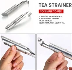 BOTC Thee Infuser - RVS - Theezeef - Thee Knijptang - Thee Ei - Theepot Infuser - Theezeefje -KOMEO160 -Kookgerei Koning Verkoop 1200x1170 29