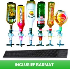 Drankdispenser Met Barmat - Mancave Decoratie - Bar Butler - Muurdispenser - 6 Flessen 8 Drankdispenser Met Barmat - Mancave Decoratie - Bar Butler - Muurdispenser - 6 Flessen -Kookgerei Koning Verkoop 1200x1172 18