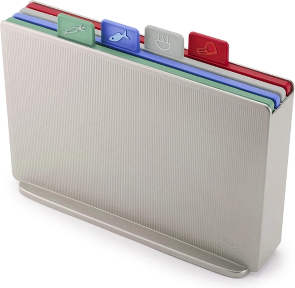 Joseph Joseph Index Snijplanken Groot - Polypropyleen/Kunststof - Set Van 4 Stuks - Zilver 14 Joseph Joseph Index Snijplanken Groot - Polypropyleen/Kunststof - Set Van 4 Stuks - Zilver - Afbeelding 14