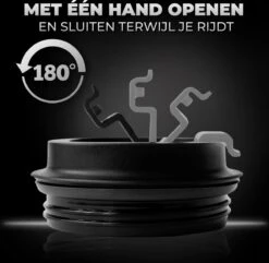 Volcan RVS Koffiebeker To Go Met Sleeve - Thermosbeker - Theebeker - Coffee - Zwart -Kookgerei Koning Verkoop 1200x1173 2