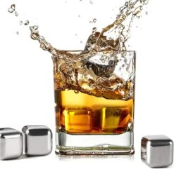 BOTC RVS Whiskey Stones Set - 9 Delig Whisky Stenen Met Ijs Tang - Herbruikbare Ijsblokjes - Metalen Ice Cubes Herbruikbaar -Kookgerei Koning Verkoop 1200x1173 26