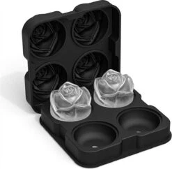 TDR - Siliconen Ijsblokjesvorm - Ijsbal Maker Met Deksel - Ijsklontjes Maken - 4 Vormen - Thema: Roos -Kookgerei Koning Verkoop 1200x1174 13