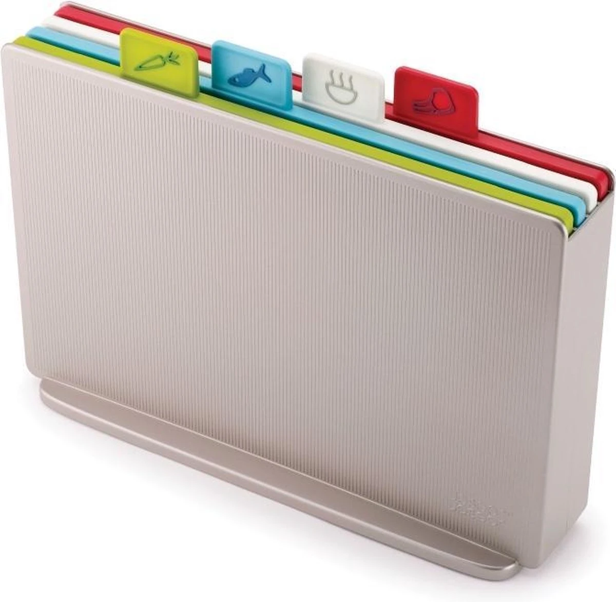 Joseph Joseph Index Snijplanken Groot - Polypropyleen/Kunststof - Set Van 4 Stuks - Zilver 1 Joseph Joseph Index Snijplanken Groot - Polypropyleen/Kunststof - Set Van 4 Stuks - Zilver