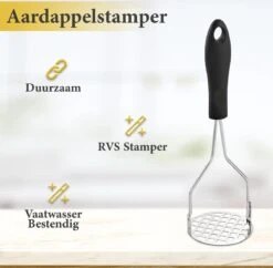 ProudProducts - Aardappelstamper – Pureestamper - RVS -Kookgerei Koning Verkoop 1200x1174 17