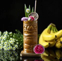 MikaMax Tiki Mugs - Cocktail Glazen - Hawaii – Cocktail Set - Mok - Keramiek- Set Van 4 - Vaatwasser Bestendig - 330ML -Kookgerei Koning Verkoop 1200x1174 21