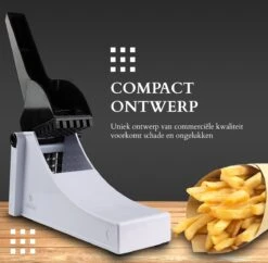 Salincio Frietsnijder – Sterke RVS Mes - Patatsnijder - Groentesnijder - Mes Voor Patat - Compact En Veilig -Kookgerei Koning Verkoop 1200x1176 10