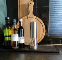 KROMS Peper En Zoutmolen Set - Peper En Zoutmolen Set Elektrisch -2 In 1 - Instelbare Maalgraad - Pepermolen - Zoutmolen - Peper En Zoutmolen Elektrisch -Kookgerei Koning Verkoop 1200x1176 17