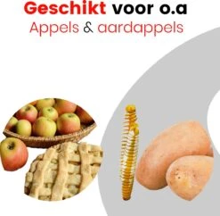 MESC Appelschilmachine Appelschiller Met Zuignap -Appelboor - Appelsnijder - Rood -Kookgerei Koning Verkoop 1200x1177 14