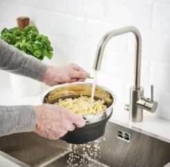 OMID HOME Vergiet - Vouwbaar - Inklapbaar - Grijs / RVS / En Te Gebruiken Als Stoominzet / Pastakoker Met Vergiet / Stoom Vergiet -Kookgerei Koning Verkoop 1200x1177 29