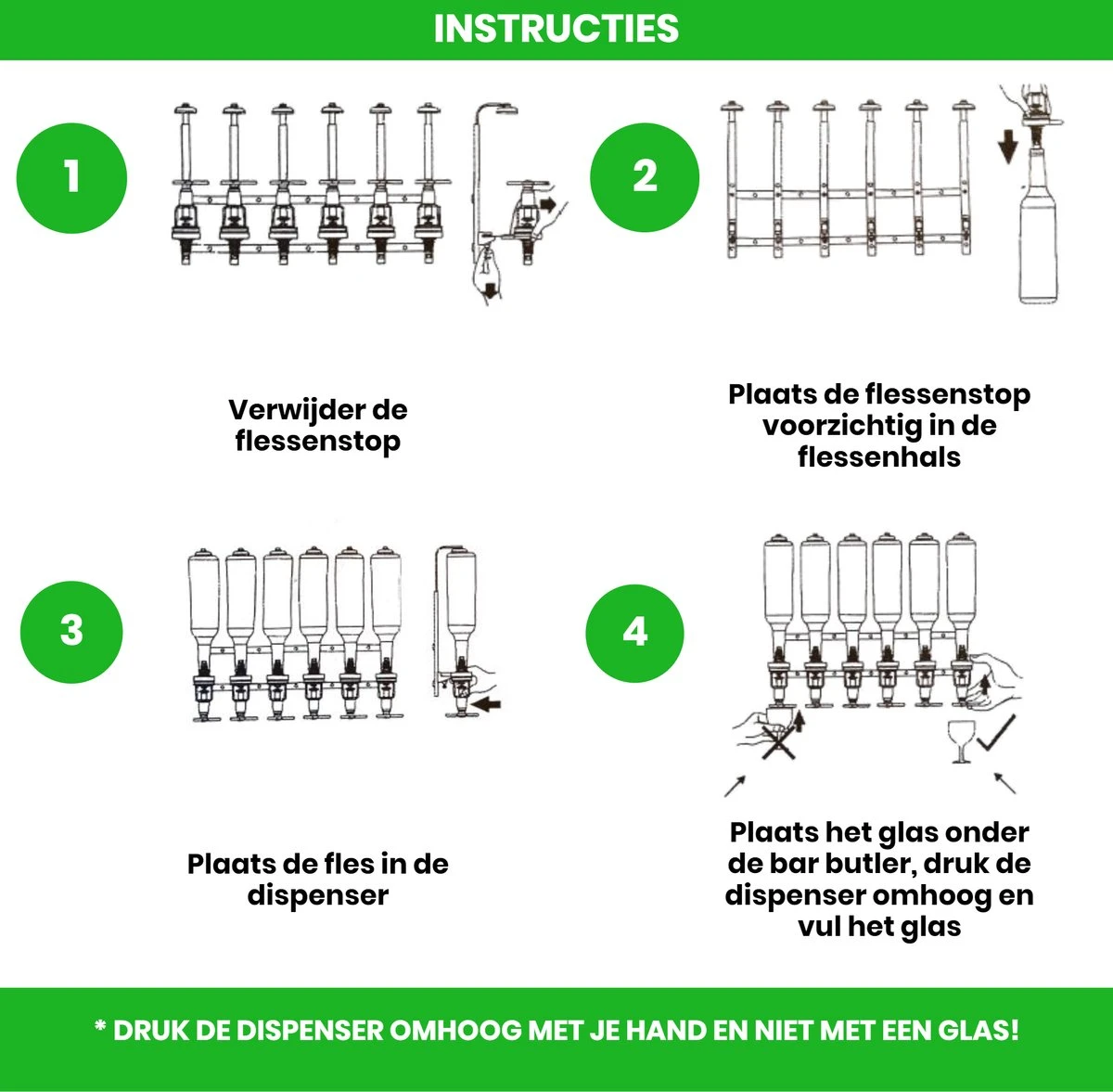Drankdispenser Met Barmat - Mancave Decoratie - Bar Butler - Muurdispenser - 6 Flessen 6 Drankdispenser Met Barmat - Mancave Decoratie - Bar Butler - Muurdispenser - 6 Flessen - Afbeelding 6