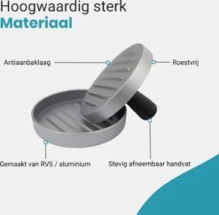 ProudProducts Hamburgerpers Met 100 Wax Papiertjes – Hamburgermaker – Hamburger Pers - BBQ Accesoires - RVS 15 ProudProducts Hamburgerpers Met 100 Wax Papiertjes – Hamburgermaker – Hamburger Pers - BBQ Accesoires - RVS -Kookgerei Koning Verkoop 1200x1180 15