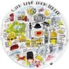Blond Amsterdam City Londen Bord - Ø 22 Cm