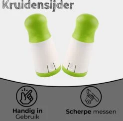 Proudproducts - Kruidenmolen - Kruidensnijder - Keukenmolen - Ideaal Voor Het Kruiden Snijden - Keukengerei - Groen/Wit - Kunststof 9 Proudproducts - Kruidenmolen - Kruidensnijder - Keukenmolen - Ideaal Voor Het Kruiden Snijden - Keukengerei - Groen/Wit - Kunststof -Kookgerei Koning Verkoop 1200x1180 8